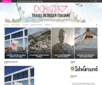 Travelbloggeritaliane.it(Il magazine della prima community al femminile in Italia per blogger di viaggi) Screenshot