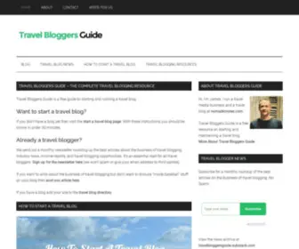 Travelbloggersguide.com(Travel Bloggers Guide) Screenshot