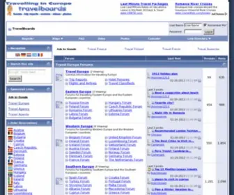 Travelboards.eu(Travel Europe Forums) Screenshot