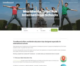 Travelbound.com(Worldwide Trips For International Schools) Screenshot