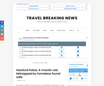 Travelbreakingnews.net(Travel Breaking News and Information) Screenshot