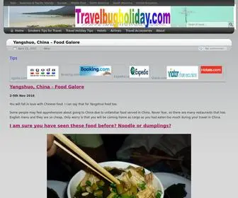 Travelbugholiday.com(Travel Tips for Holiday Around the World) Screenshot