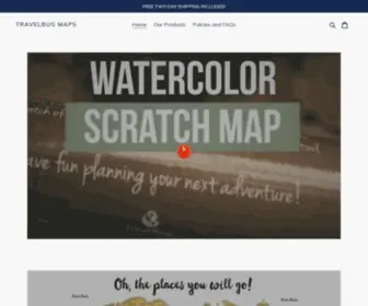 Travelbugmaps.com(Travelbug maps) Screenshot