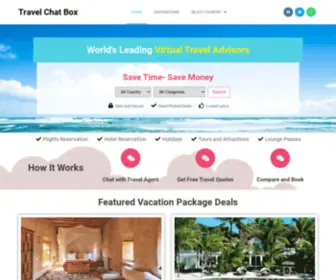 Travelchatbox.com(Free Virtual Travel Advisor 2020/21 USA and UK) Screenshot