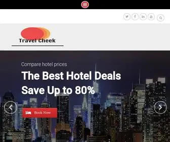 Travelcheek.com(Travel Cheek) Screenshot