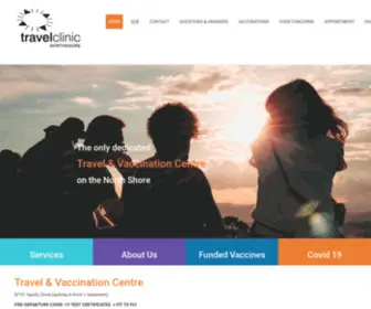 Travelclinic.co.nz(Travel Clinic) Screenshot