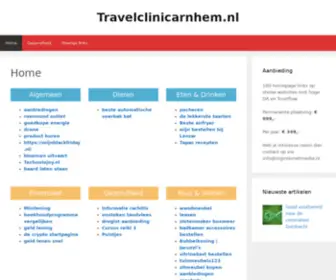 Travelclinicarnhem.nl(Plaats nu een homepage link op) Screenshot