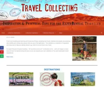 Travelcollecting.com(Fully experiential travel) Screenshot