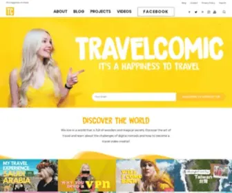 Travelcomic.com(Become a Travel Video Creator) Screenshot