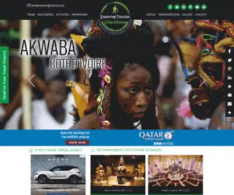Travelcotedivoire.com(Cote D'Ivoire Travel Agency) Screenshot