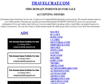 Travelcrat.com(Sell/Buy/Trade/Barter/Swap/Rent) Screenshot