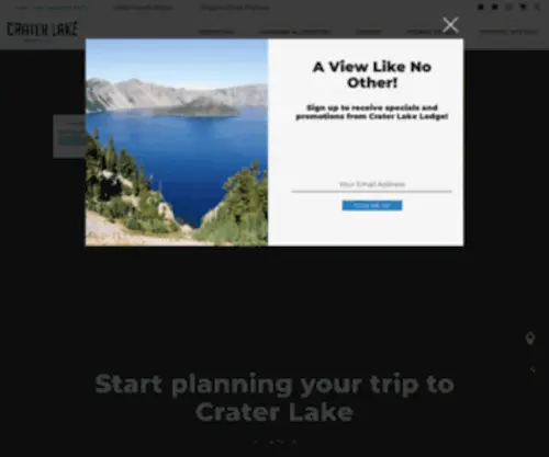 Travelcraterlake.com(Crater Lake National Park) Screenshot