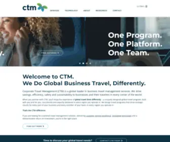 Travelctm.com(Travel Management Company Australia and New Zealand) Screenshot