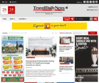 Traveldailynews.com(Main Home) Screenshot
