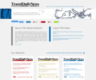 Traveldailynews.net(TravelDailyNews Media Network) Screenshot