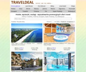 Traveldeal.pl(Oferty przecenionych wycieczek) Screenshot