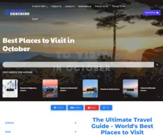 Traveldescribe.com(The TravelDescribe) Screenshot