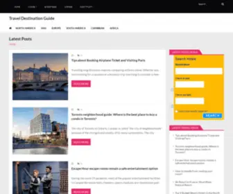Traveldestinationguide.net(Travel Destination Guide) Screenshot