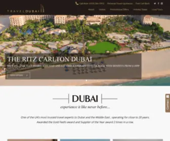 Traveldubai.co.uk(Book the Best Dubai Holidays & Packages with Travel Dubai) Screenshot