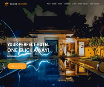 Traveldukaiko.com(Compare Safari & flight booking deals to Africa) Screenshot