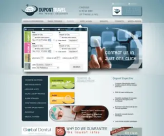 Traveldupont.com(A travel solution) Screenshot