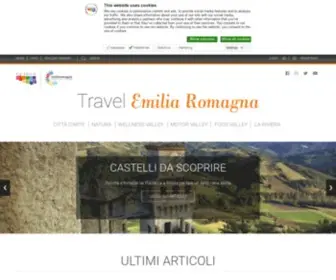 Travelemiliaromagna.it(Travel Emilia Romagna) Screenshot