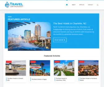 Travelenthusiast.com(Travel News) Screenshot