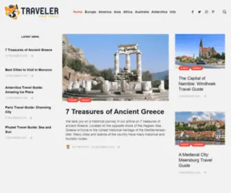 Travelerandfree.com(Traveler and Free) Screenshot