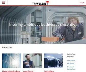 Travelers.co.uk(Business Insurance) Screenshot