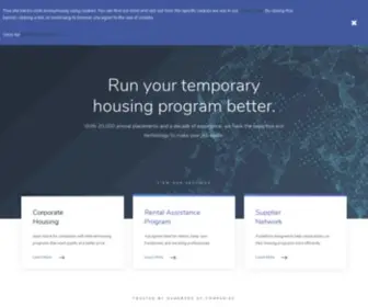 Travelershaven.com(Corporate Housing & Short Term Rentals) Screenshot