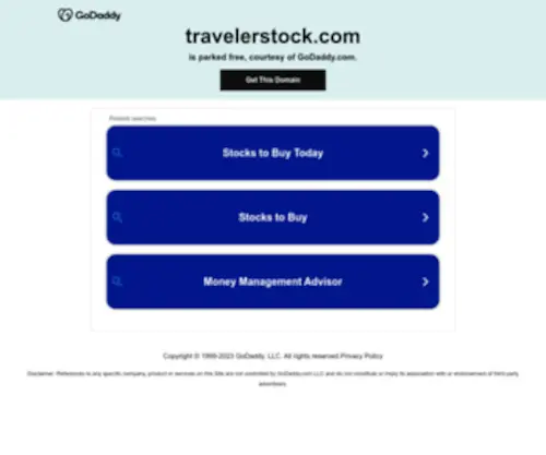 Travelerstock.com(The premium domain name) Screenshot