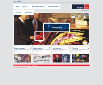 Travelex-Corporate.com(Explore our Content) Screenshot