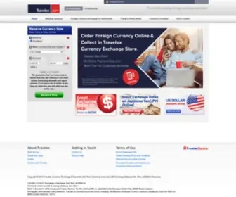 Travelex.com.my(Foreign Exchange) Screenshot