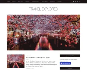 Travelexplored.com(Travel Explored) Screenshot