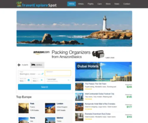 Travelexplorespot.com(Hotel) Screenshot