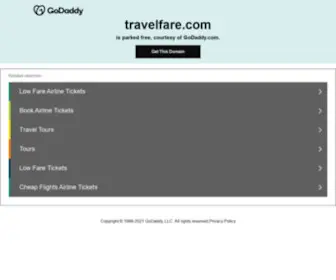 Travelfare.com(travelfare) Screenshot