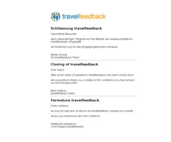 Travelfeedback.com(Travelfeedback) Screenshot