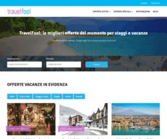 Travelfool.it(Ti proponiamo le migliori offerte online del momento per le tue vacanze) Screenshot