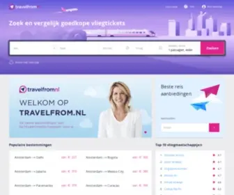 Travelfrom.nl(Goedkope vluchten) Screenshot