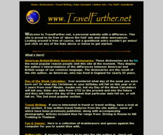 Travelfurther.net(Travelfurther) Screenshot