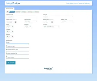 Travelfusion.com(Flight Search) Screenshot