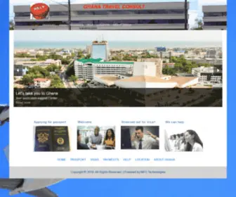 Travelghana.net(Your Application Support Center) Screenshot
