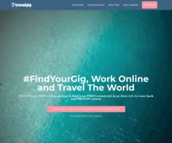 Travelgig.co(WordPress Hosting) Screenshot