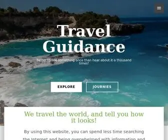 Travelguidances.com(Travel Destination Advice and Guidance) Screenshot