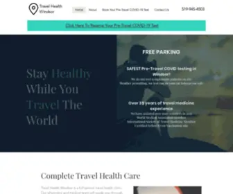 Travelhealthwindsor.com(Travel Health Windsor) Screenshot