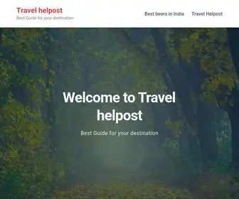 Travelhelpost.com(Best Guide for your destination) Screenshot