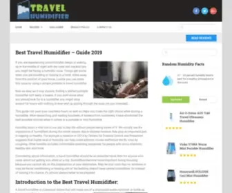 Travelhumidifierreview.com(Travel Humidifier Review) Screenshot