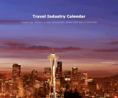Travelic.org(Travel Industry Canendar) Screenshot