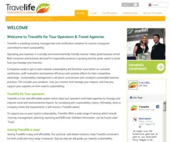 Travelife.info(Travelife for Tour Operators and Travel Agents) Screenshot