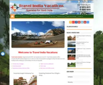 Travelindiavacations.com(All India Tours and Travels) Screenshot